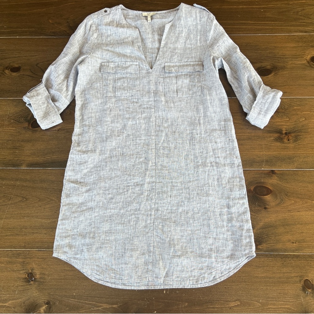 Joie Linen Shirt Dress